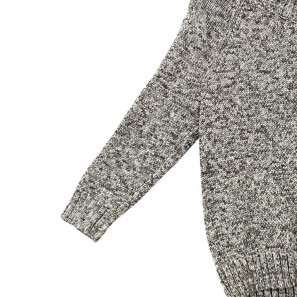 Theory Serino Meridian Grey Marled Chunky Knit Crew Neck Sweater Womens S - Picture 6 of 9